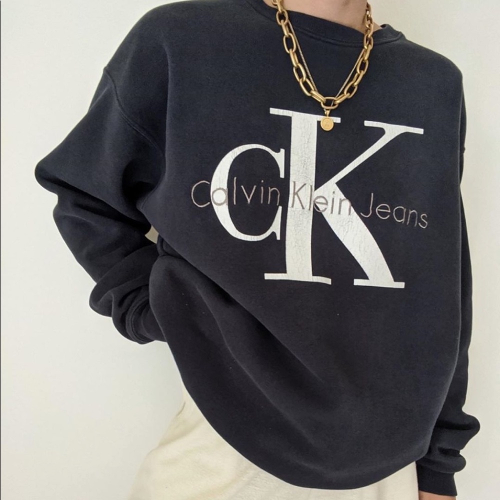 Vintage Calvin Klein Navy Pullover